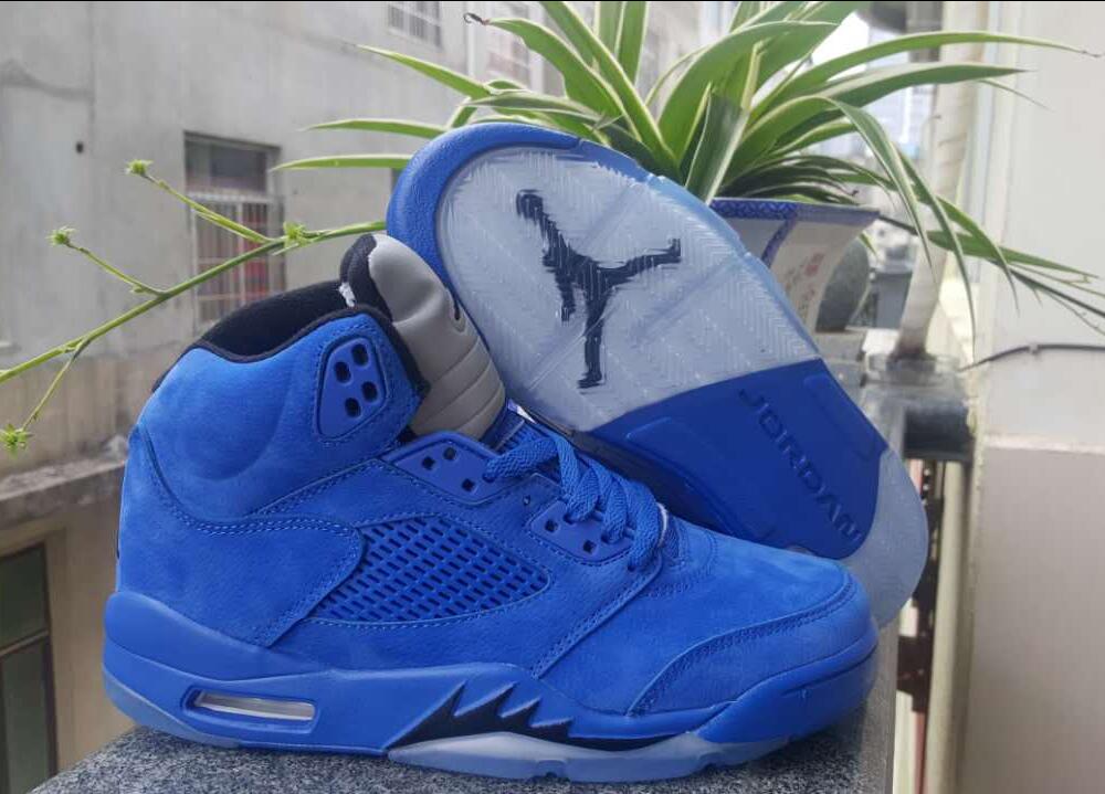 Air Jordan Retro 5 V Grade AAA Blue Raging Bulls